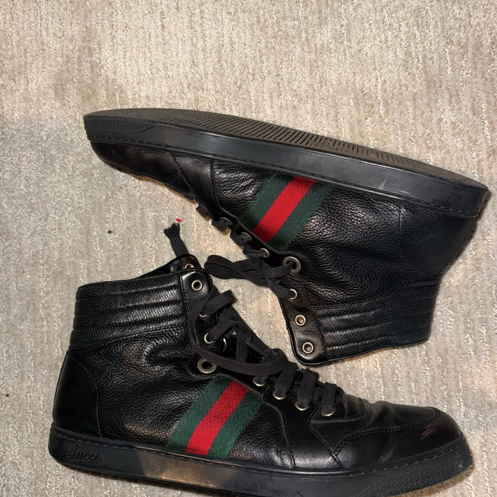 Men’s Gucci Coda Guccissima High-Top Sneakers (No Box) - Picture 5 of 8